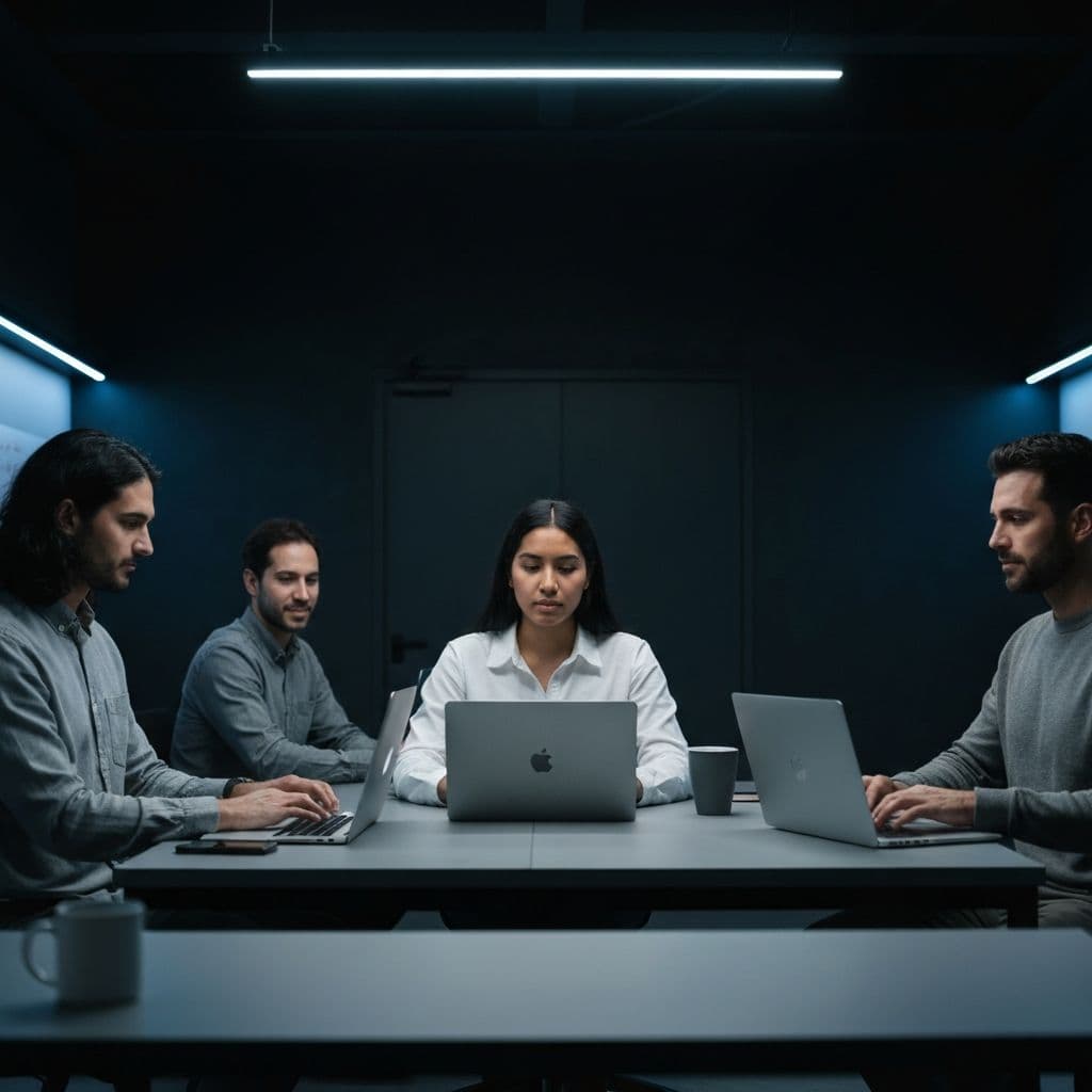 Das Opscale Team bei der Arbeit